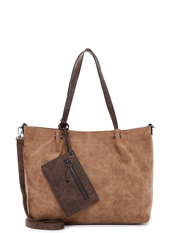 EMILY & NOAH Shopper Bag in Bag Surprise, cognac brown 702