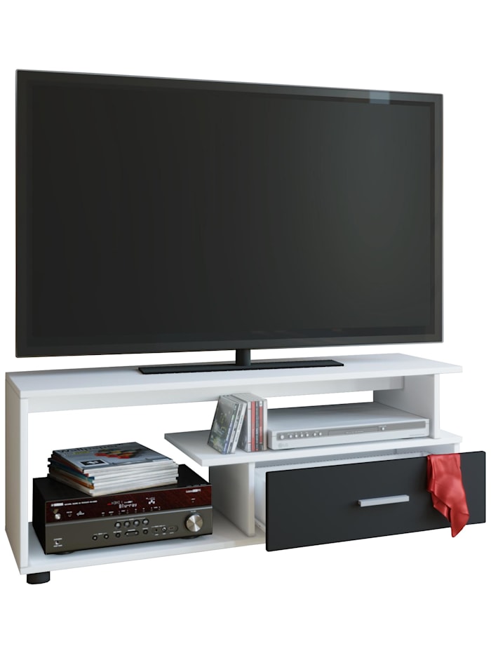 Holz TV Lowboard Fernsehschrank mit Schublade Rimini