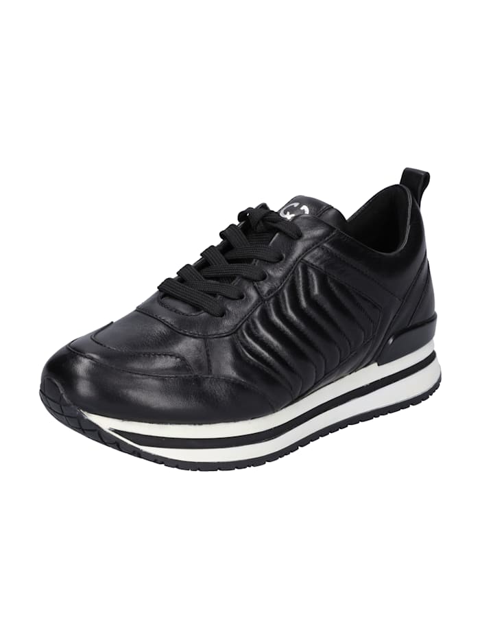 Gerry Weber Damen-Sneaker California 02, schwarz, schwarz
