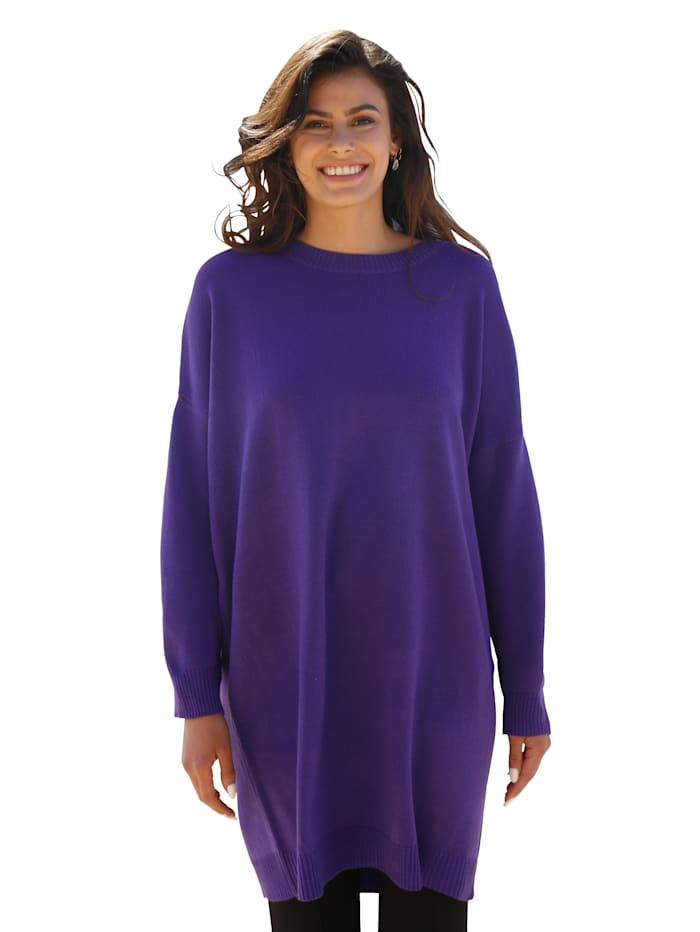 AMY VERMONT Pullover in Oversize-Form, Lila