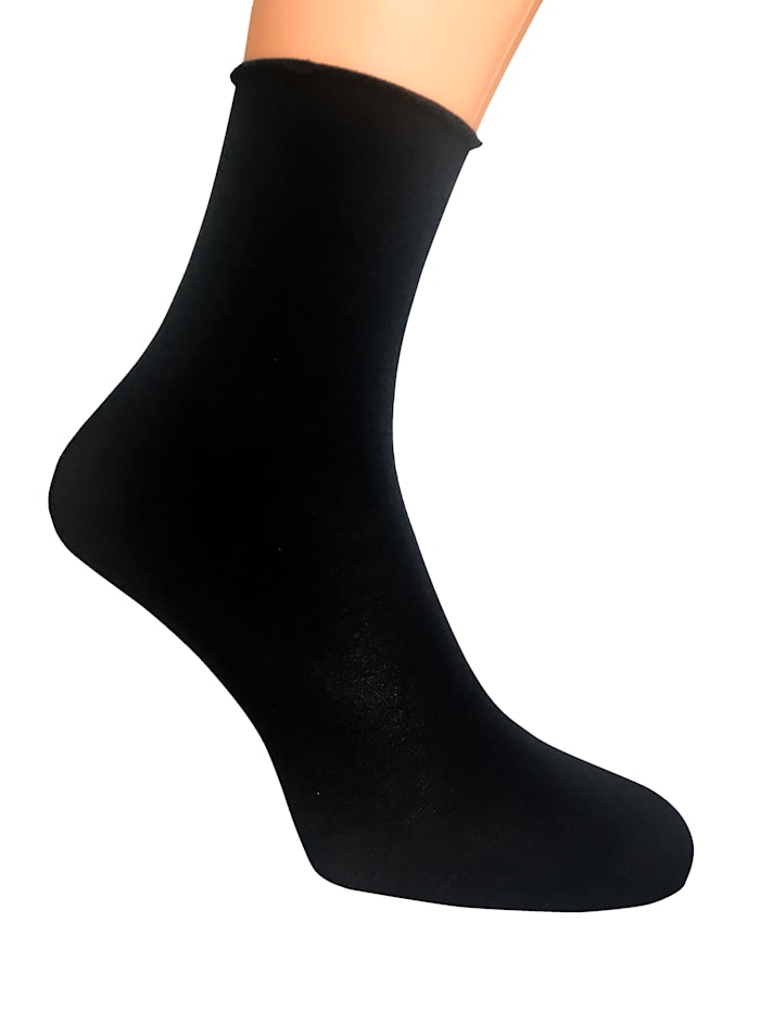 Janastyle Ponožky 3 páry, Čierna