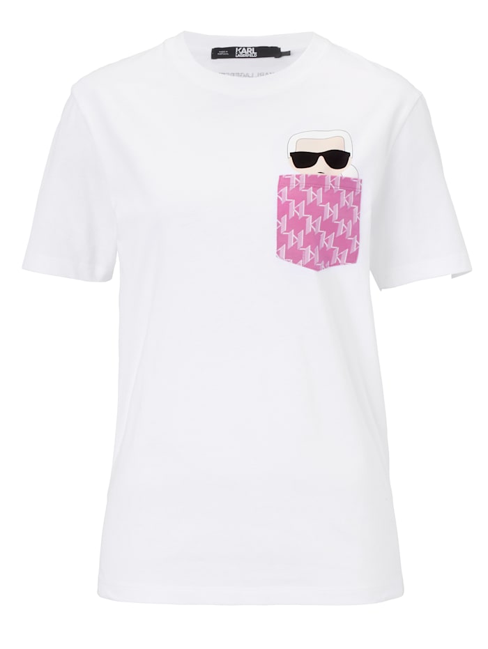 Karl Lagerfeld T-Shirt, Off-white/Rosé