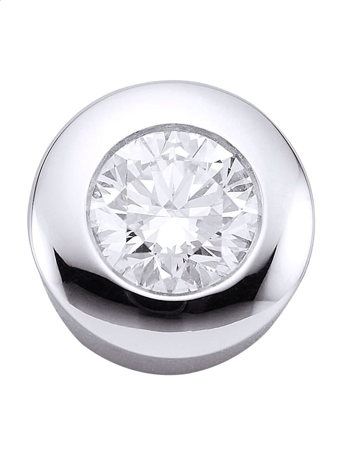 Diemer Diamant Anhänger mit Brillant, Weiß