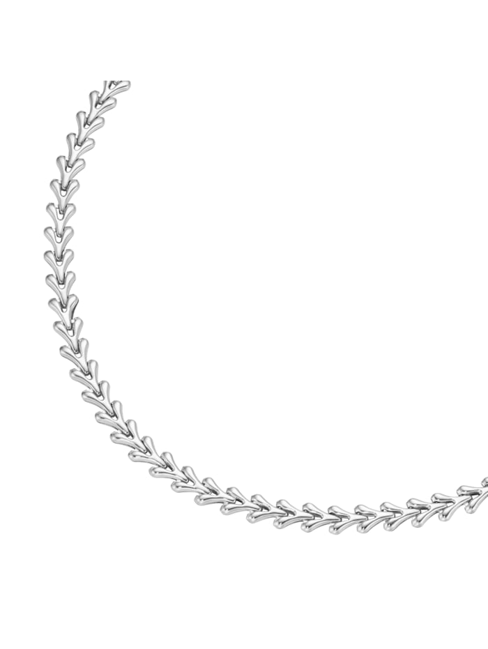 Smart Jewel Collier mit beweglichen Kettengliedern, Silber 925, Silber