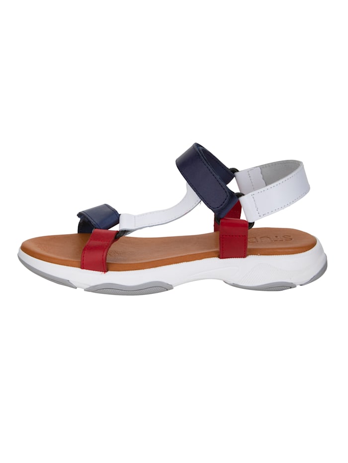 Sandals with velcro fastening