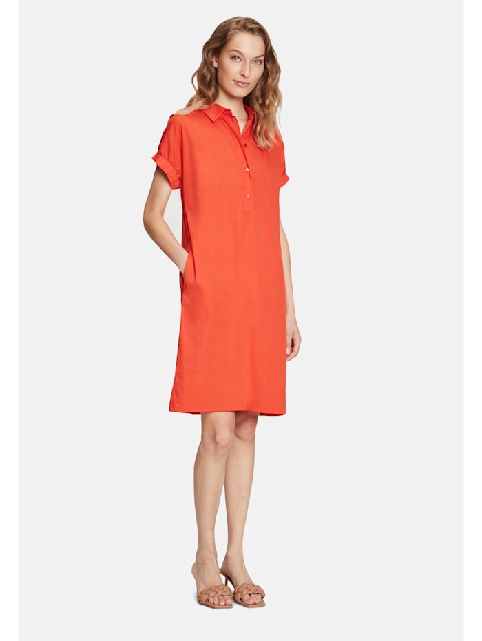 Vera Mont Hemdblusenkleid mit Knopfleiste, Strong Orange