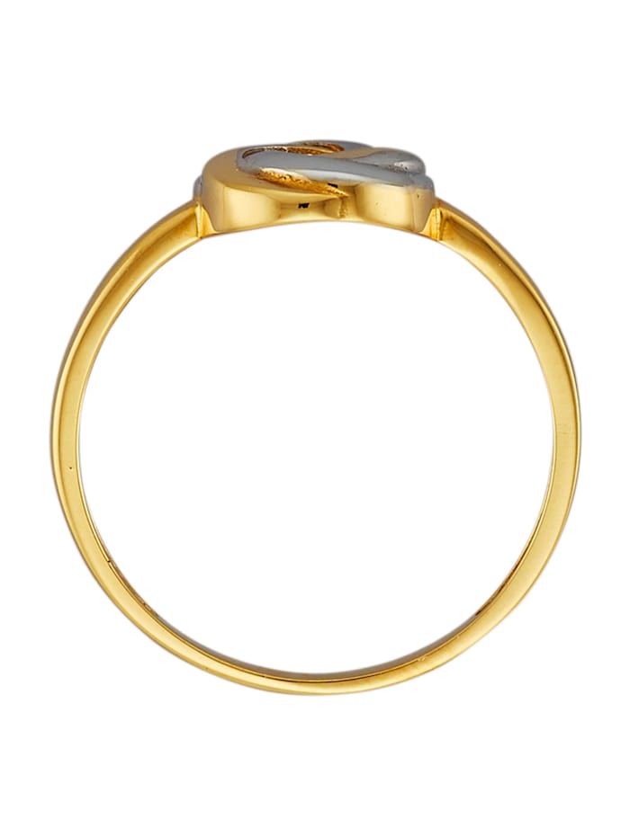 Knoten-Ring in Gelbgold 375