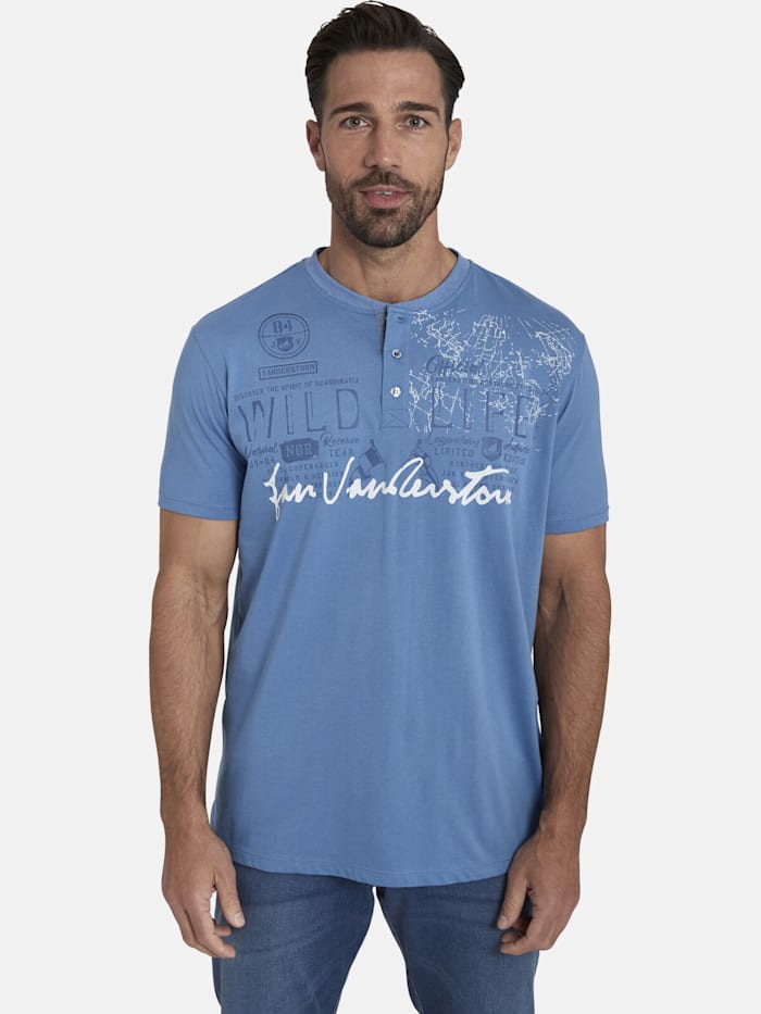 Jan Vanderstorm T-Shirt REIDAR, blau