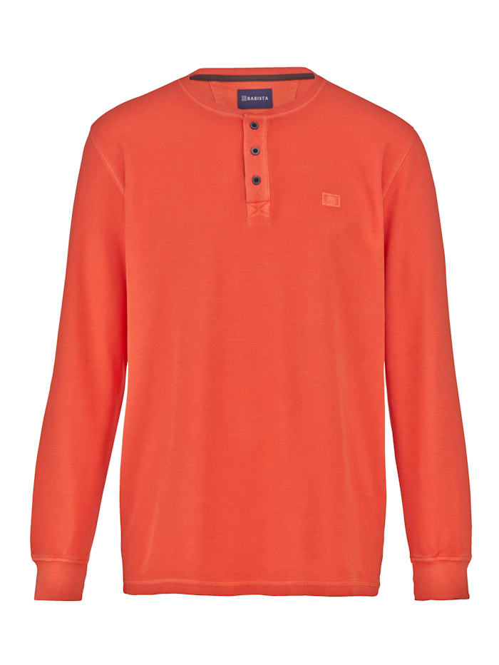 BABISTA T-shirt met fijne structuur, Oranje