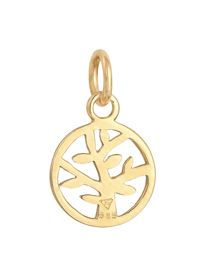 Anhänger Lebensbaum Tree Of Life Symbol Edel 585 Gelbgold