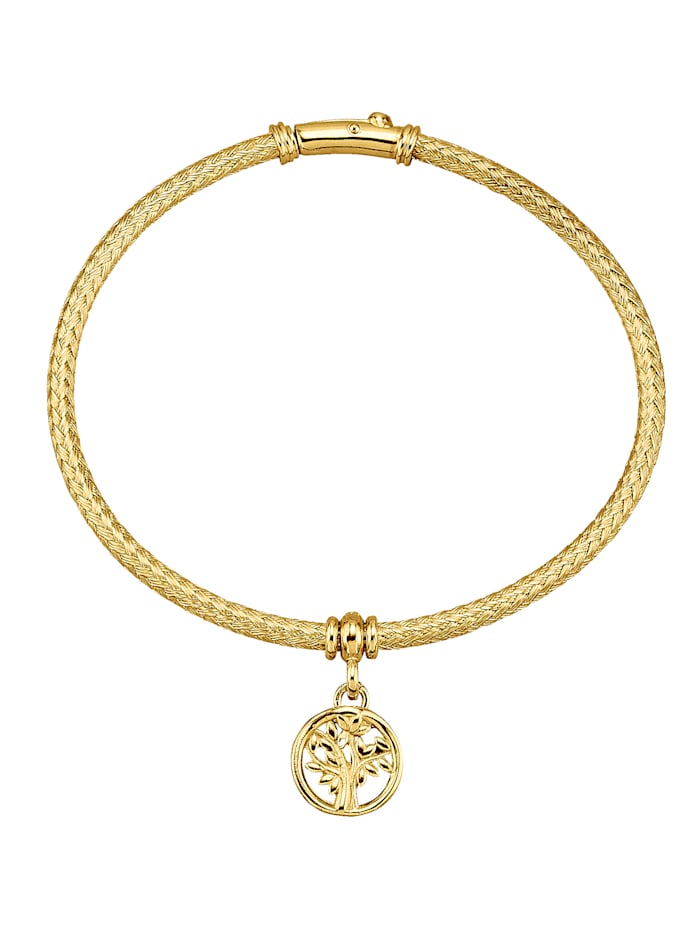 Diemer Gold Bracelet avec breloque Arbre de vie, Coloris or jaune