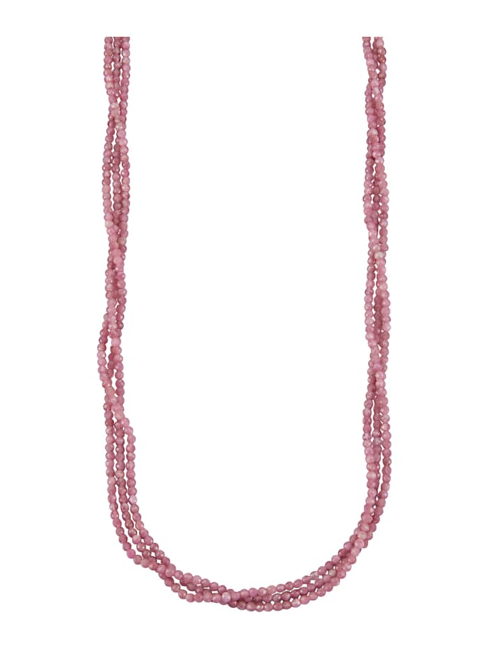 Halskette mit Turmalin in Silber 925, Rosé