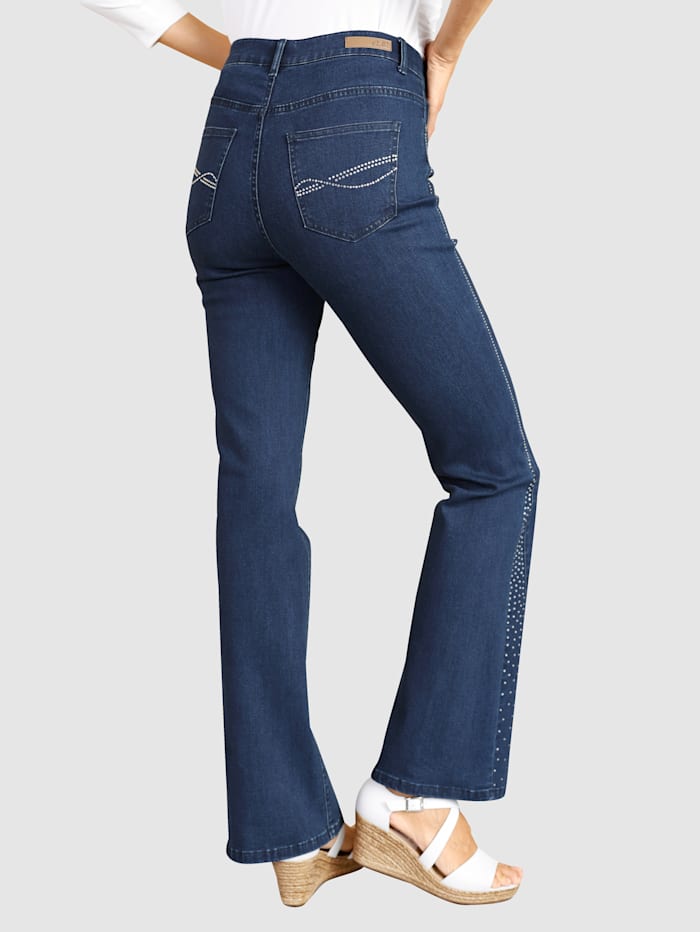 Jeans met uitlopende pijpen