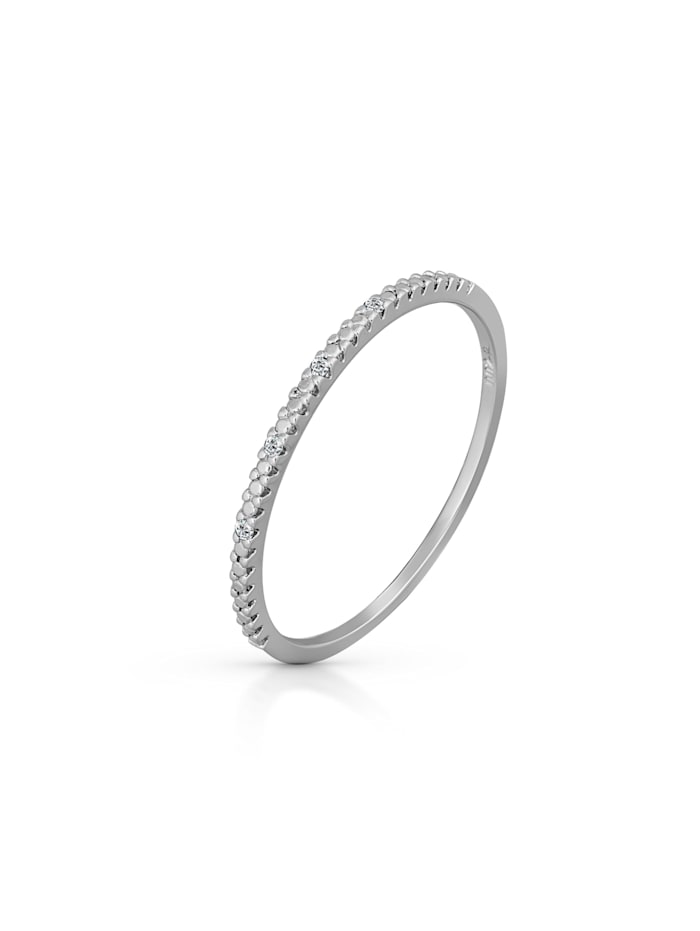 Orolino Ring 585/- Gold Brillant weiß Brillant Glänzend 0,02ct., weiß