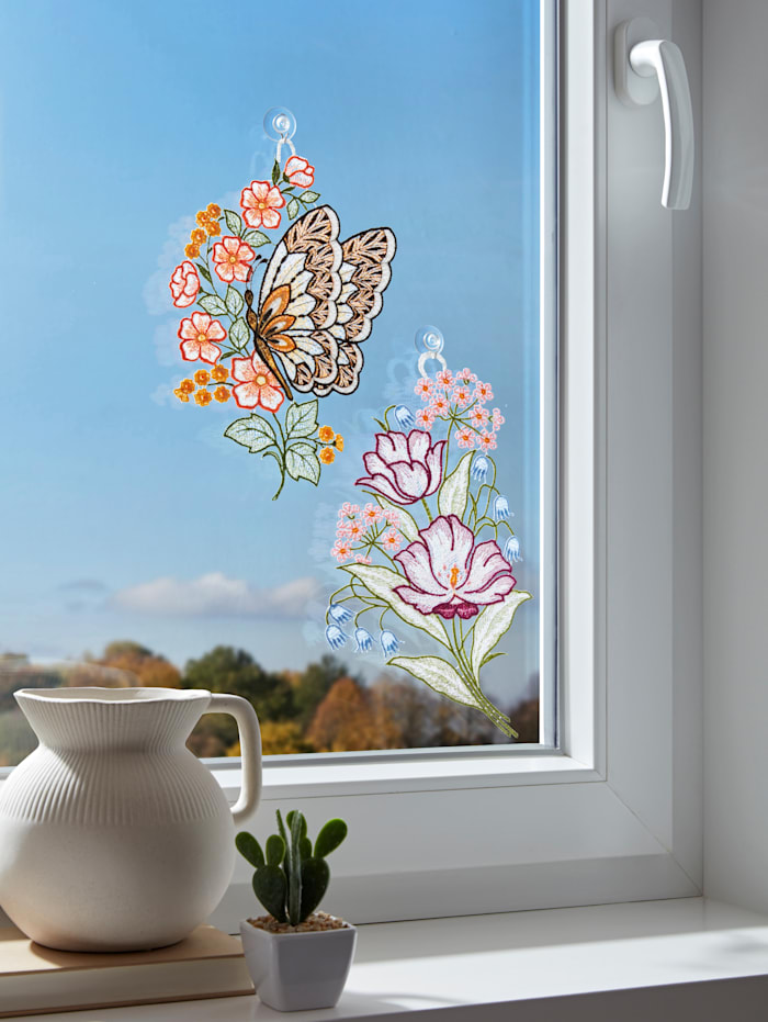 Raebel Raamdecoratie Vlinder, Multicolor