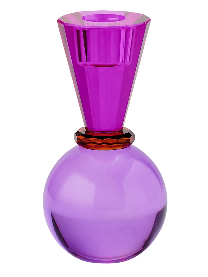 GIFTCOMPANY Kerzenständer, Pink/Violett