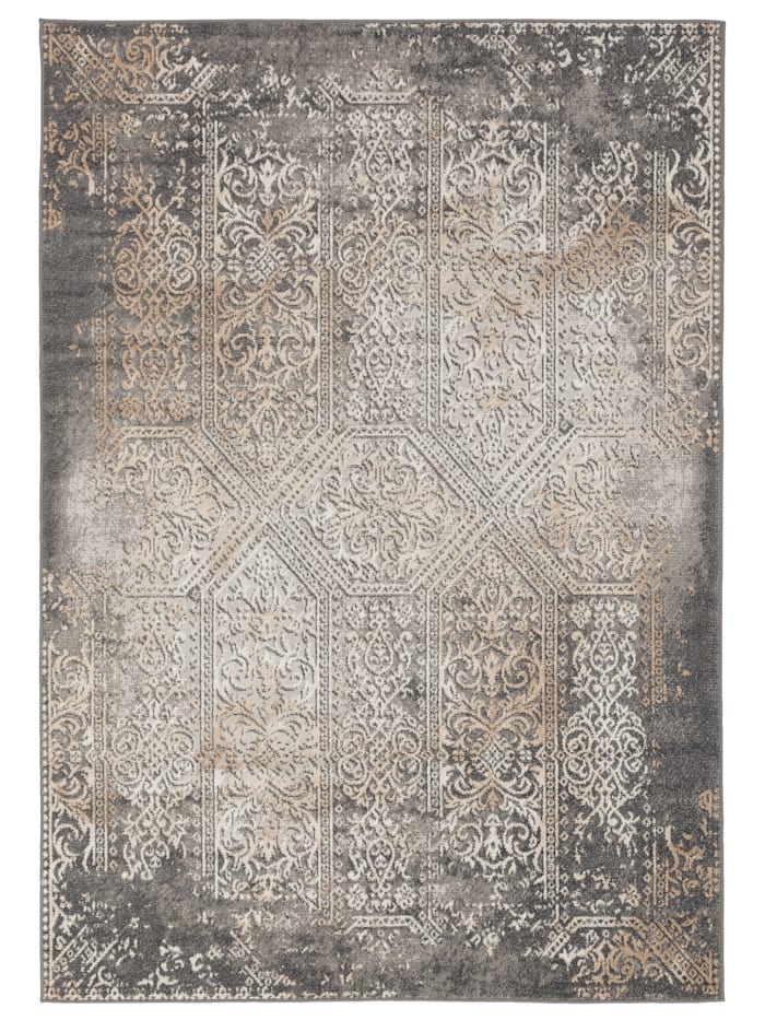 Pergamon Designer Teppich Tawira Vintage Klassik, Grau