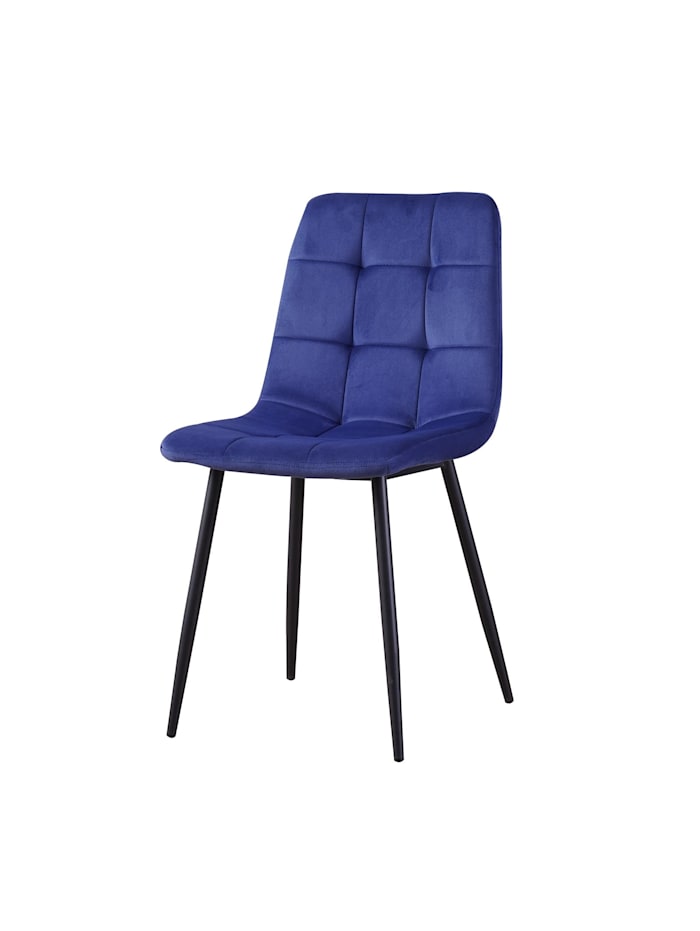 HTI-Living Stuhl Mesa Velvet Blau, Blau