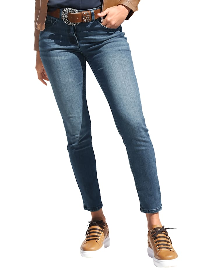 AMY VERMONT Jeans in 5-pocketmodel, Jeansblauw