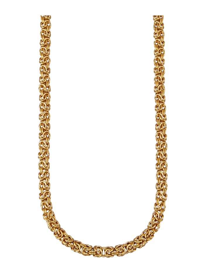 KLiNGEL Königskette in Silber 925 45 cm, Gelbgoldfarben