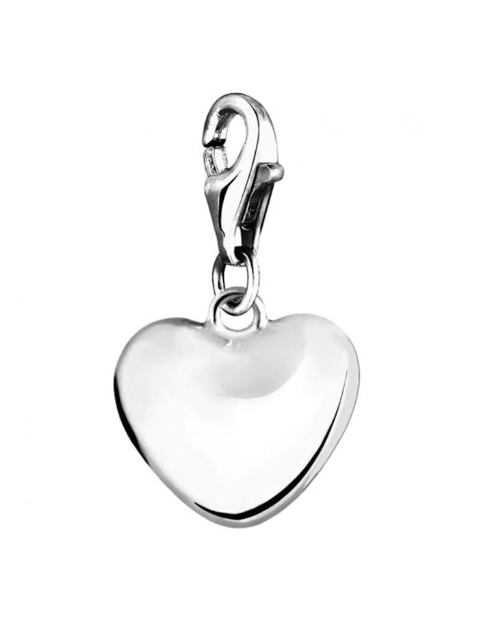 Charm Herz-Anhänger Symbol Basic 925Er Sterling Silber