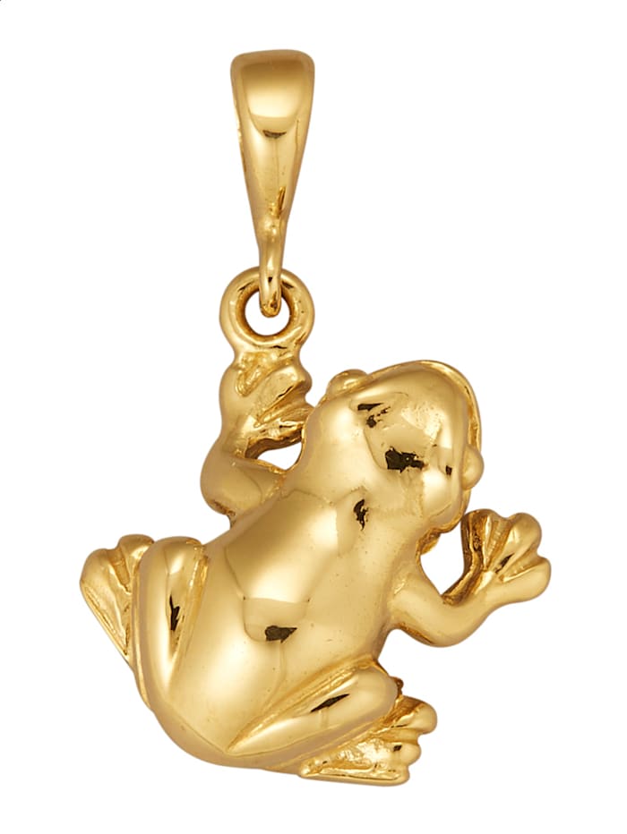 Diemer Gold Hanger Kikker van 14 kt. goud, Geelgoudkleur
