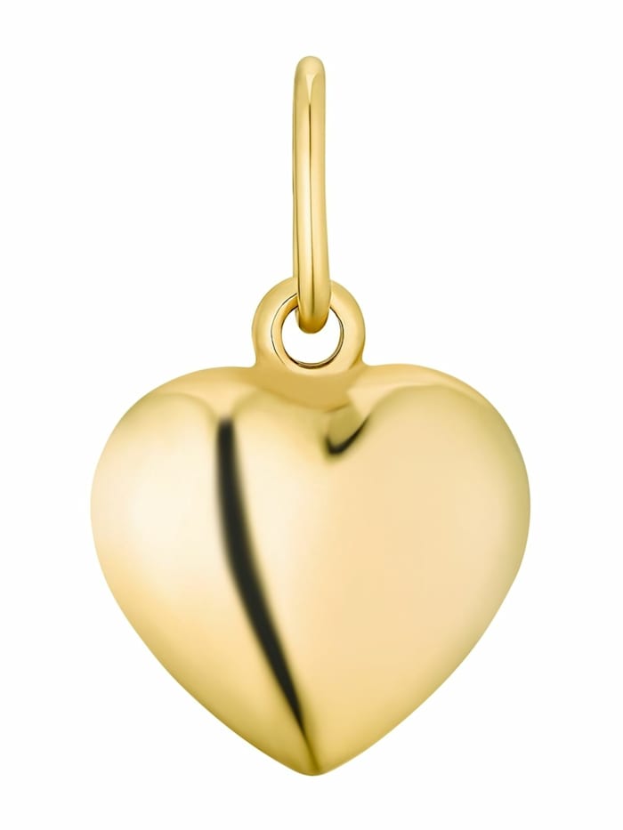 amor Motivanhänger für Damen, 585 Gold | Herz, Gold