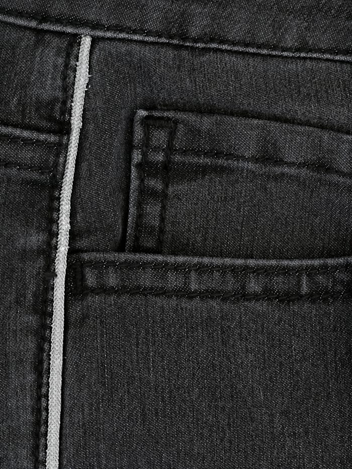 Jeans met sierband