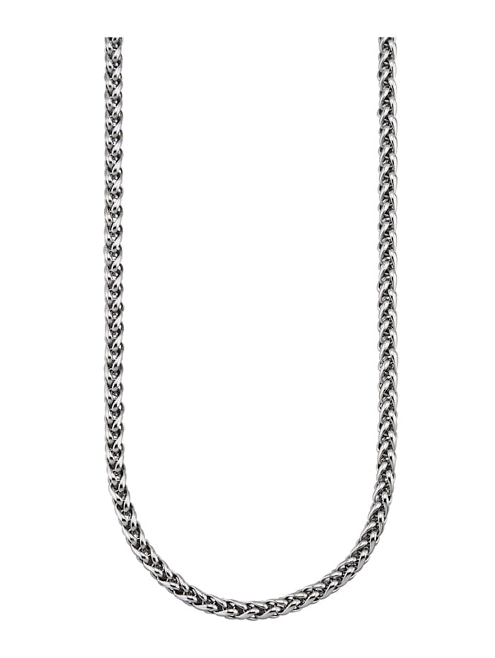 Magnetic Balance Halskette mit 2 Magneten 60 cm, Silberfarben
