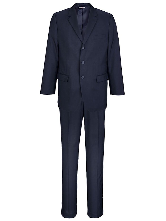 Roger Kent Anzug - Sakko und Hose in pflegeleichter Qualität, Marineblau