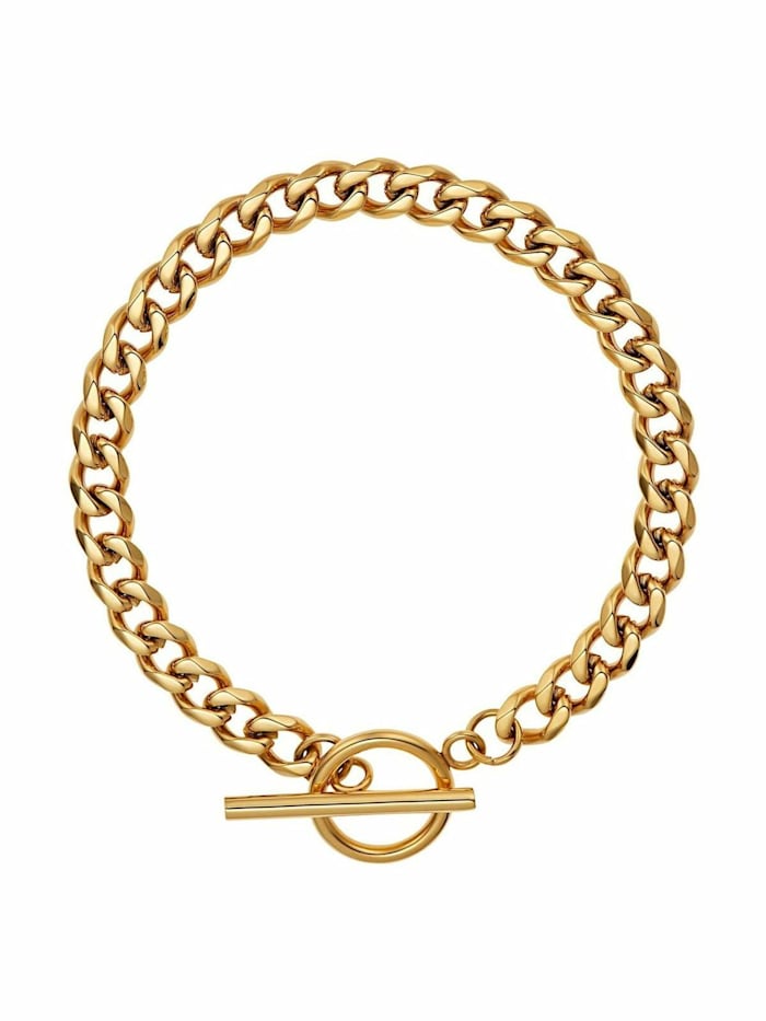 Noelani Armband für Damen, Edelstahl, T-Bar, Gold