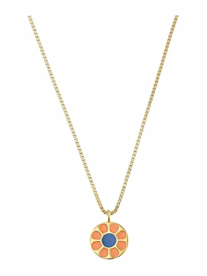 Noelani Halskette für Damen, Edelstahl | Blume, Gold