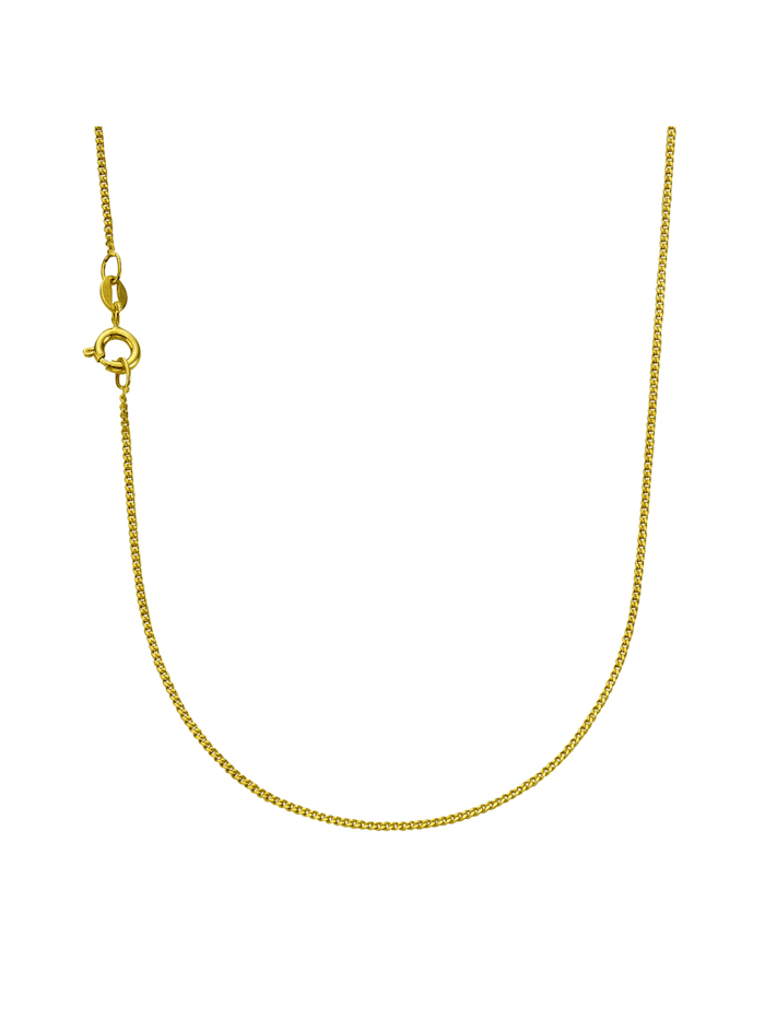 ZEEme Collier 925/- Sterling Silber 45cm vergoldet, gelb