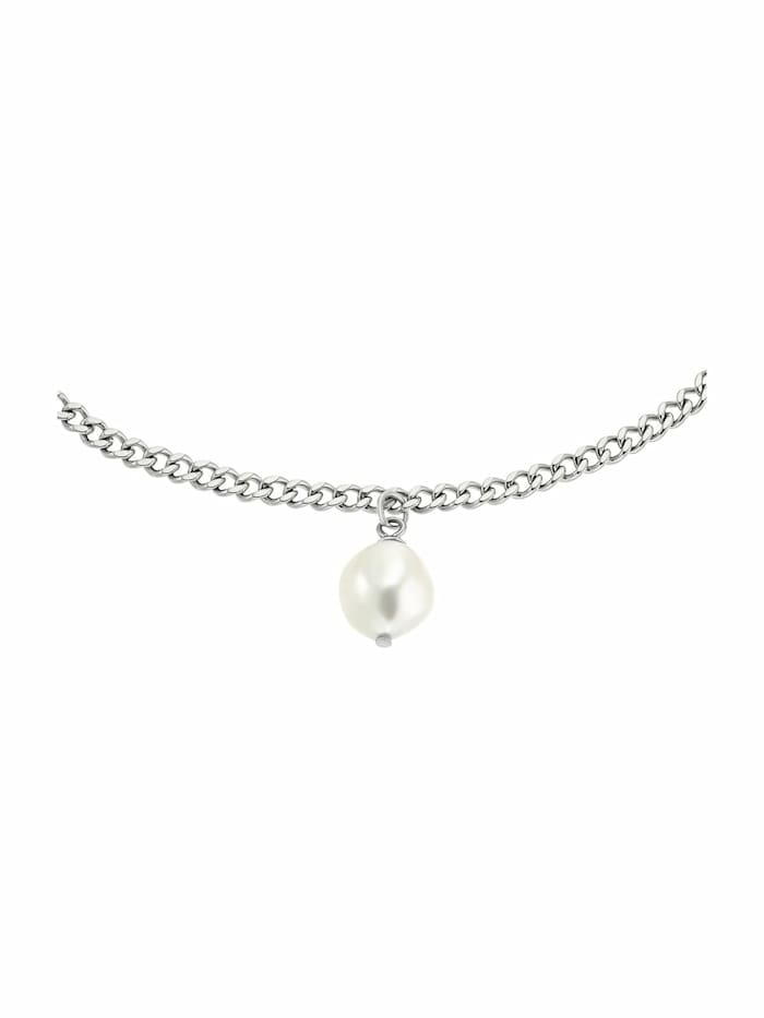 Fußkette für Damen, Edelstahl | Perlen
