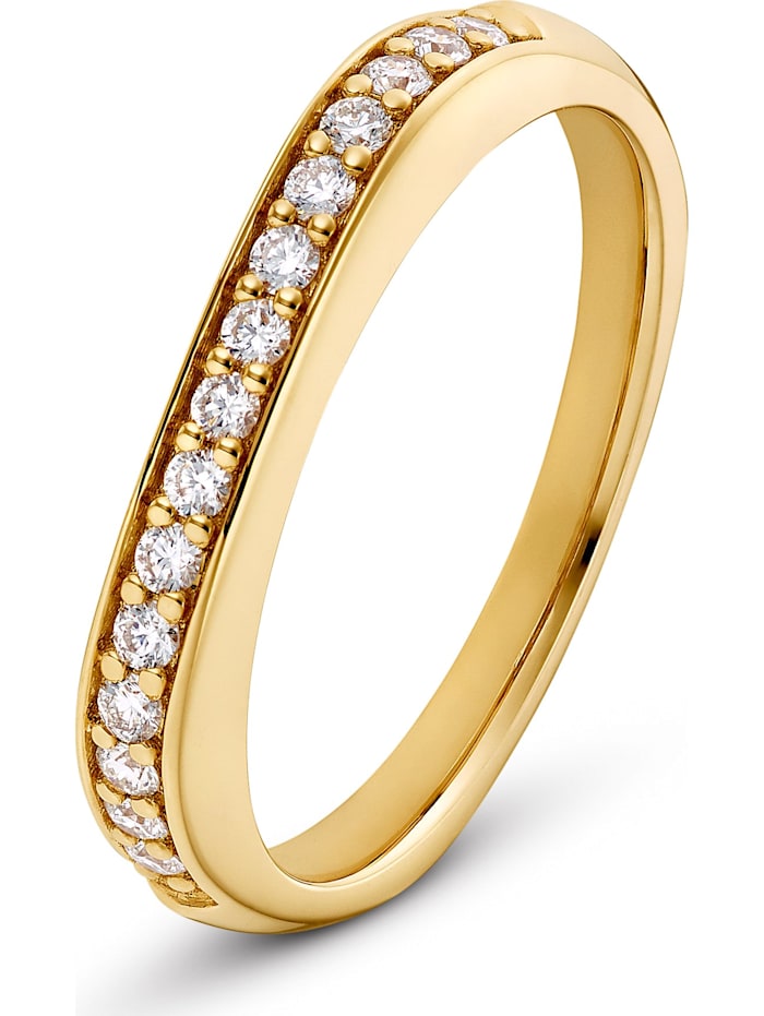CHRIST C-Collection Damen-Damenring 15 Diamant, gelbgold