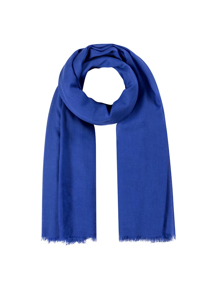 Codello Supersofter Edel-Schal aus Modal und Seide, blau