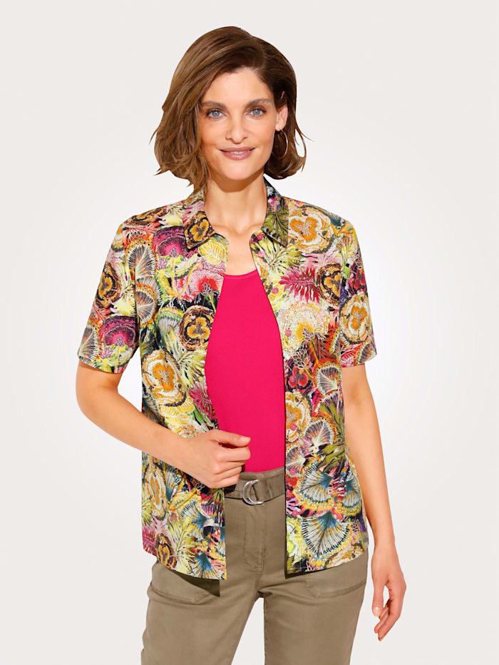 MONA Veste-chemise à imprimé floral, Multicolore