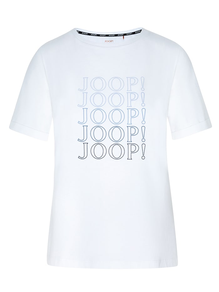 JOOP! Shirt uit de Easy Leisure-collectie, wit