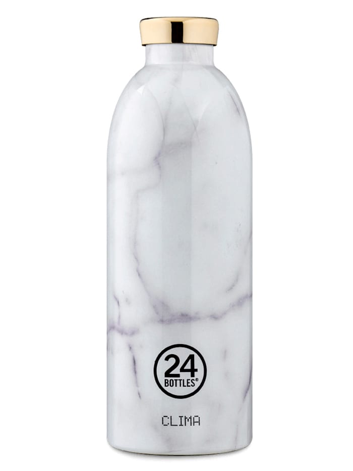 24 Bottles Edelstahlflasche, 850 ml, Grau/Weiß