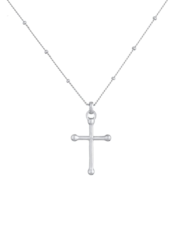 Halskette Kreuz Symbol Basic Religion 925 Silber
