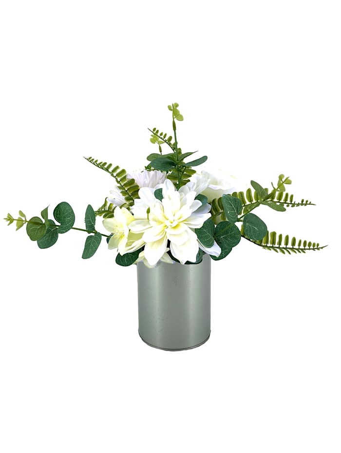 NTK-Collection Kunstblume weiße Jasmin in Vase Leilani, Weiß
