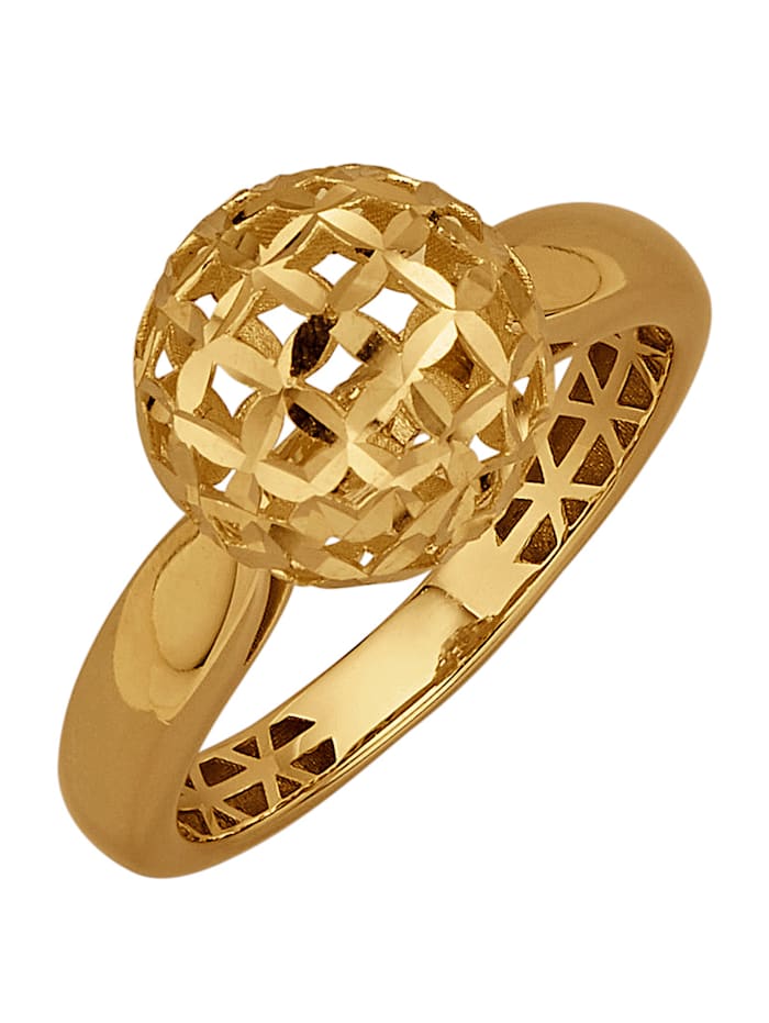 Diemer Gold Ring i guld 14 k, Guldfärgad