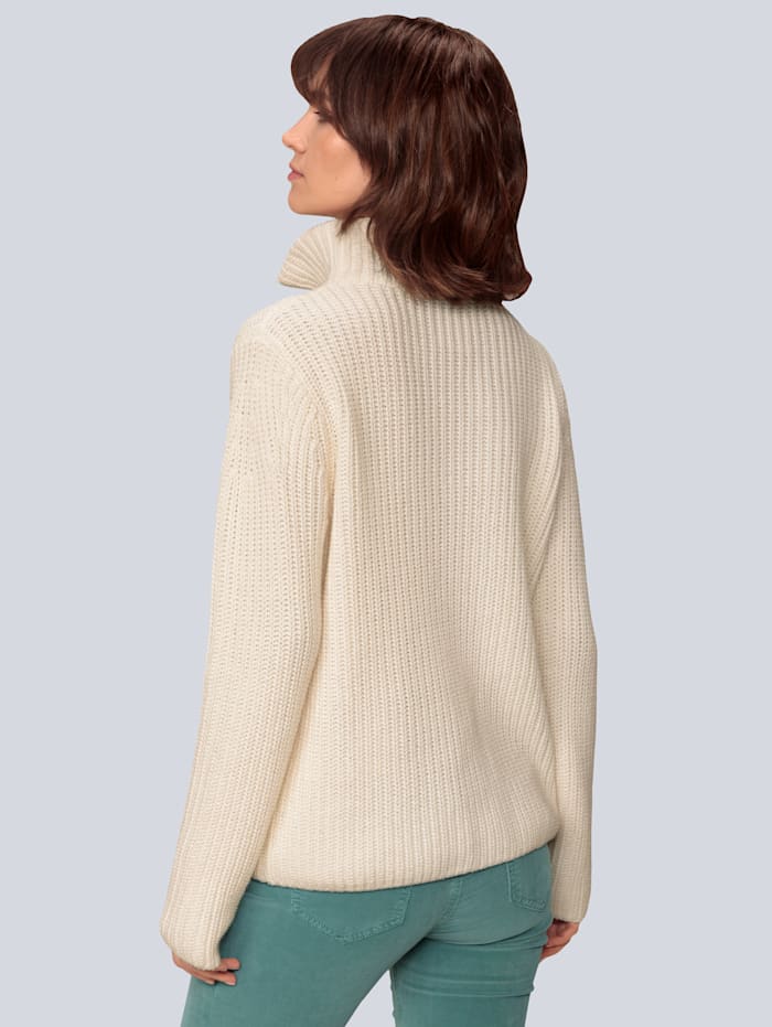 Pullover in Perlfang-Muster
