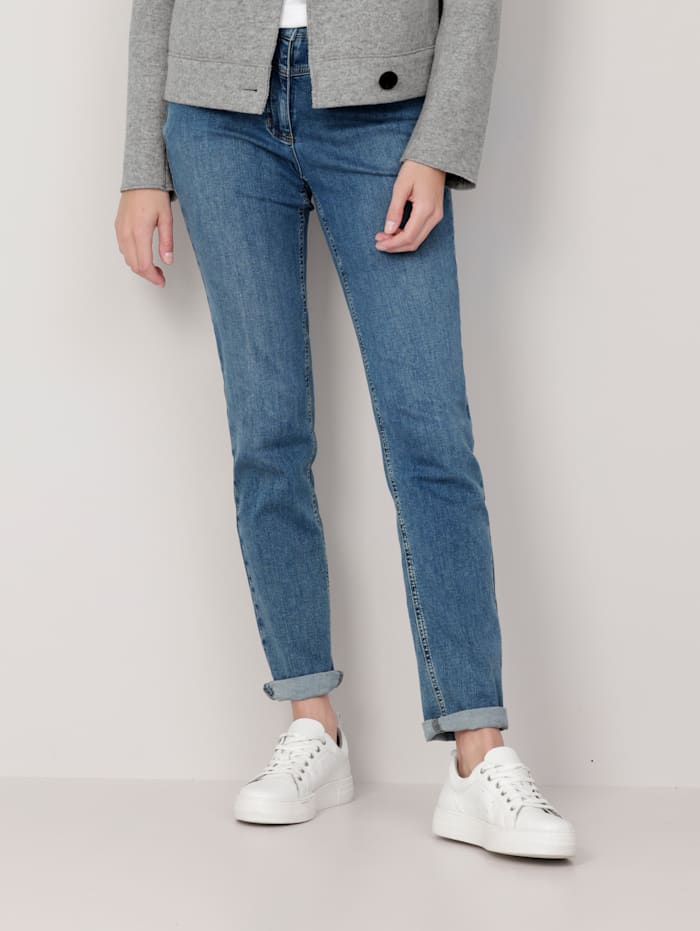 Dress In Jeans in moderner Form, Medium blue
