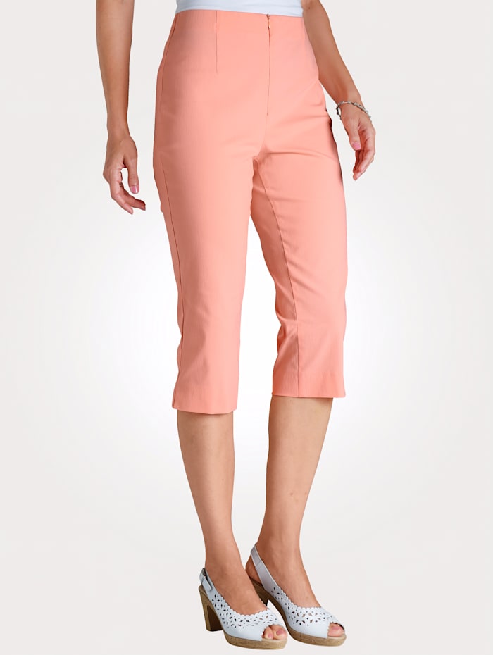 MONA 7/8-broek in zomers model, Apricot