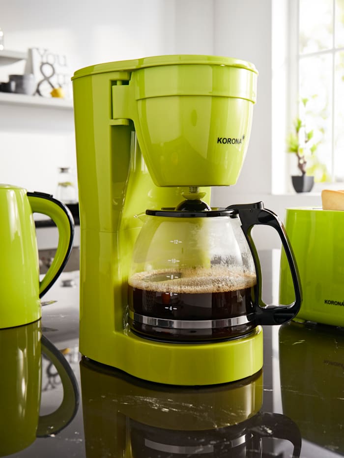 Machine à café 10118, pour 12 tasses, verte