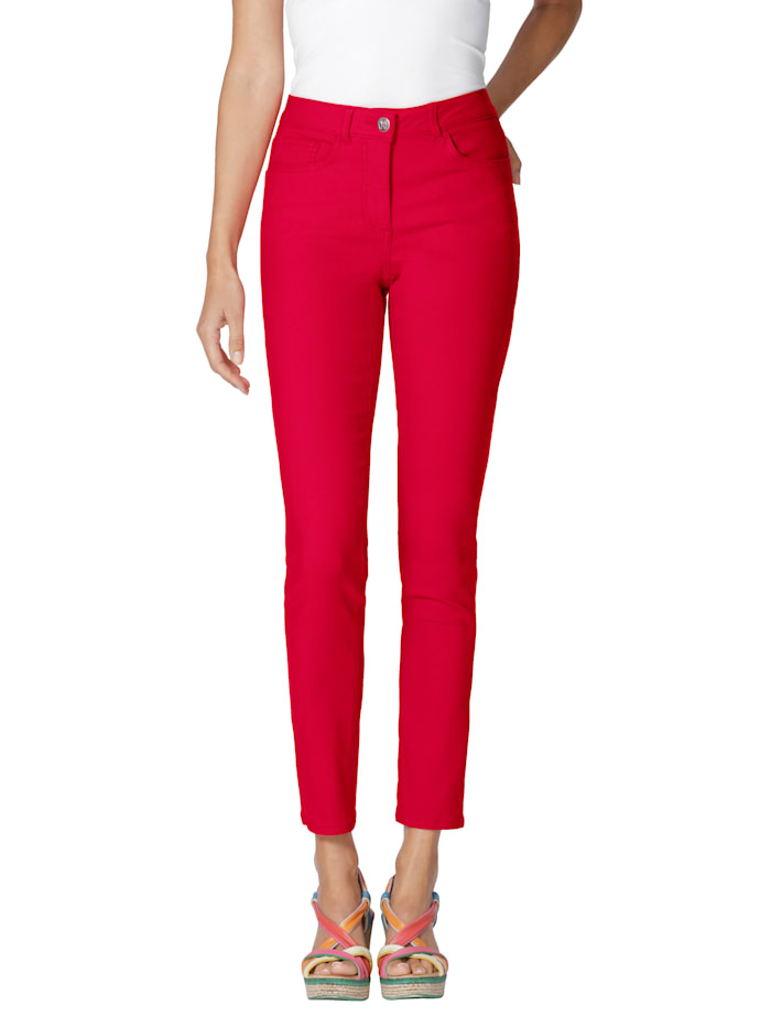AMY VERMONT Jeans in elastischer Qualität, Rot