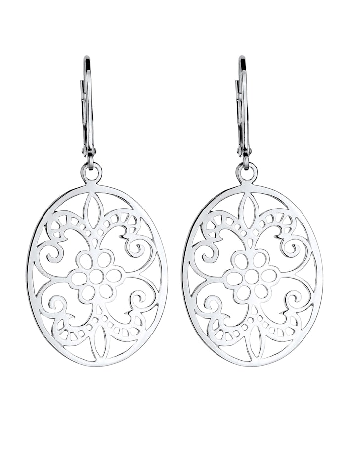 Ohrringe Ornament Floral Orientalisch 925 Sterling Silber