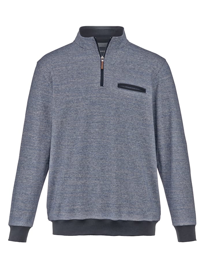 Babista Premium Sweatshirt mit Teflon-Fleckschutz, Blau/Grau