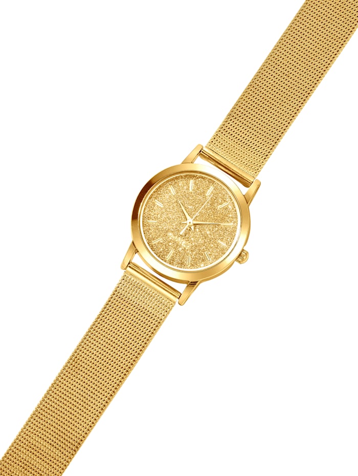 Armbanduhr, Gelbgoldfarben